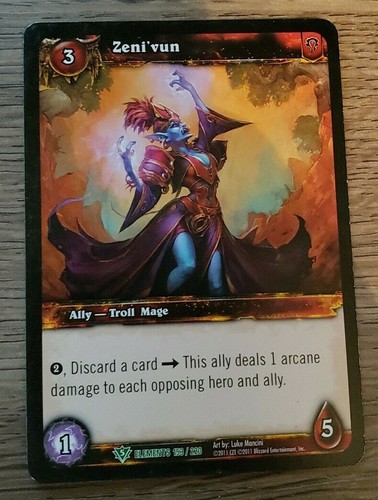 World of Warcraft WoW TCG War of the Elements Cards /220 - YOU PICK - Picture 102 of 137