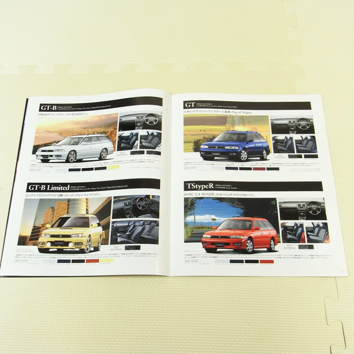 Catalog] 1997 Subaru Legacy Japanese Brochure Mel Gibson BG5 BG9