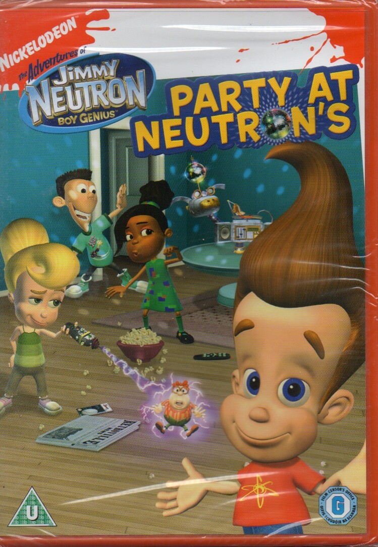 Jimmy Neutron - Party At Neutron's DVD - Region 2 - New & Sealed