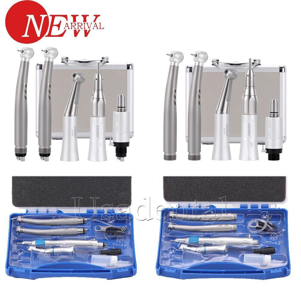 Estilo Dental LED alta y baja velocidad/Kit Pieza de Mano Turbina 2/4Agujero