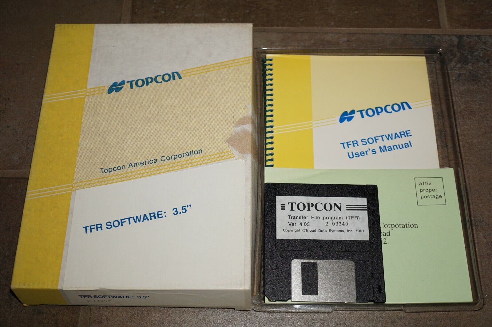 Topcon Transfer File Program (TFR) 3.5