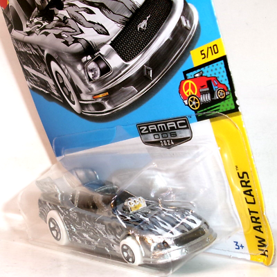 2024 HOT WHEELS 1:64 HW ART CARS 5/10 ZAMAC MUSTANG NHRA FUNNY CAR