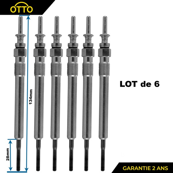 6 Kerze VorwäRmung FüR Bmw Serie 330 430D 435D 530D 535D 640D 730D 740D 750D-image