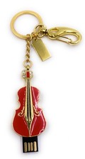 Gitarre Geile Violine Bass Cello Rot Metall USB Stick 8GB 16GB 32GB 64GB USB 2.0