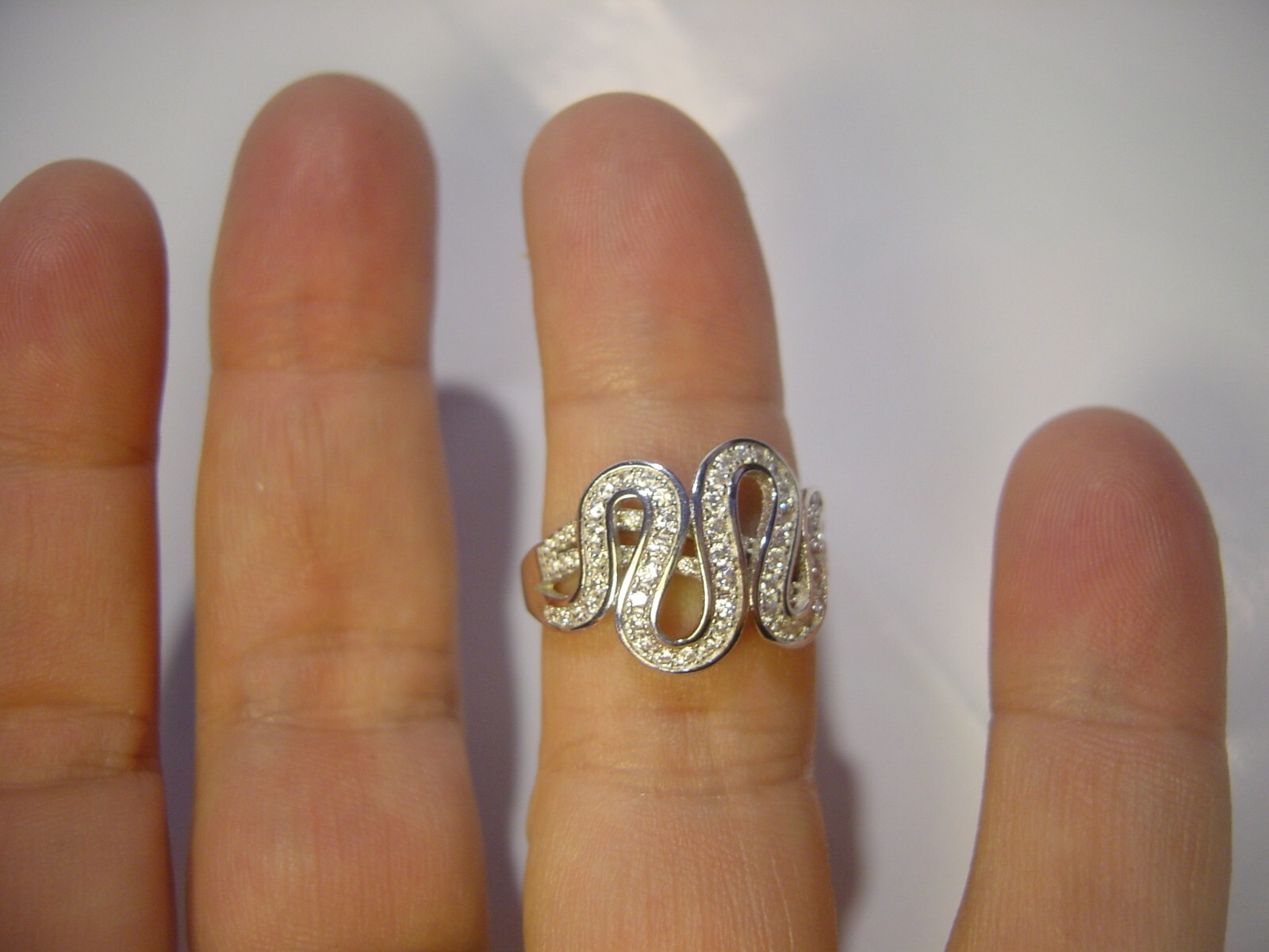 Stunning Solid Silver Ring-Superb spirally design… - image 8