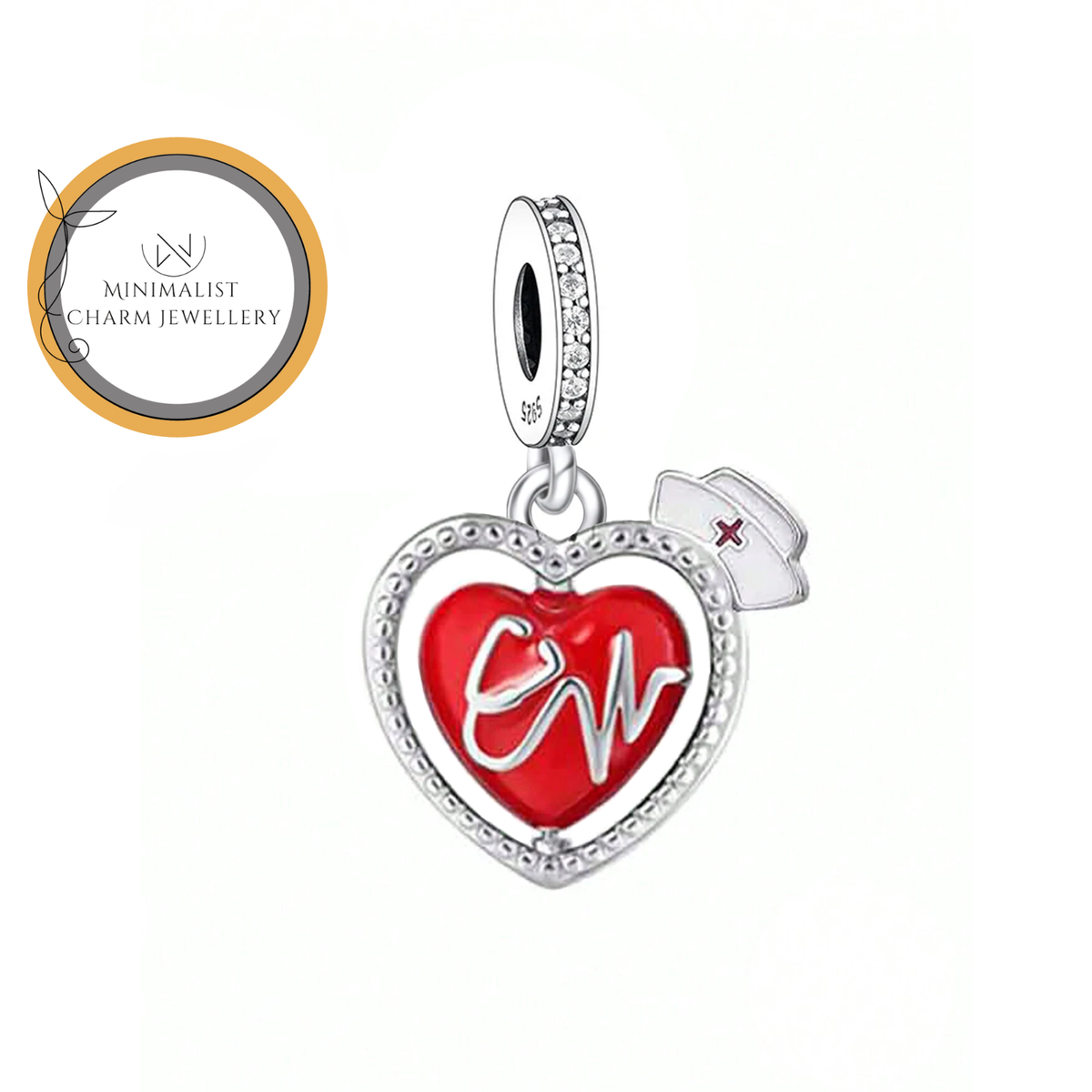 Nurse Dangle Charm Jewelry Gift For Women