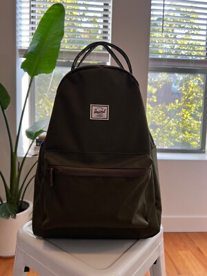 dark green herschel backpack Herschel Nova Mid-Volume Backpack - Dark Green