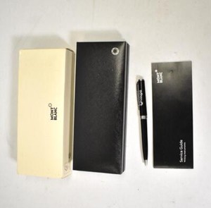 Mont Blanc Twist Mechanical Pen Writing Instrument w Hard Case Black Branded