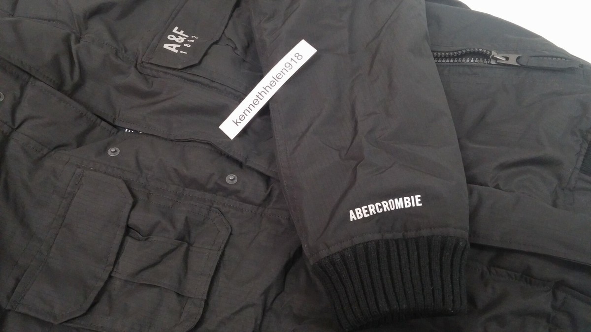 ABERCROMBIE & FITCH ALL SEASON WEATHER WARRIOR BOMBER JACKET