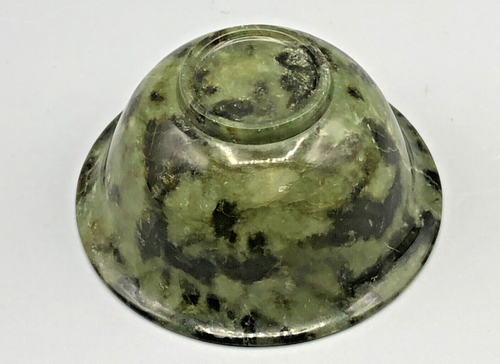 Schale aus JADE Zierschale Nephrit 10 cm. DU - Bild 6 von 9