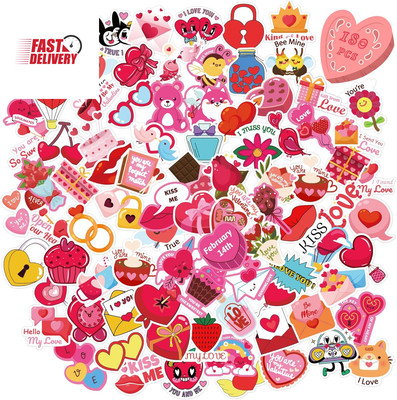 Valentines Stickers - 180 PCS Valentines Day Stickers for Kids Classroom School 