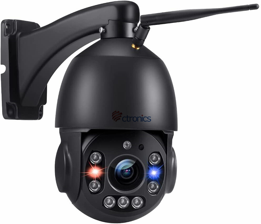 Ctronics 5MP 30X Optical Zoom Security Camera Outdoor, Large PTZ