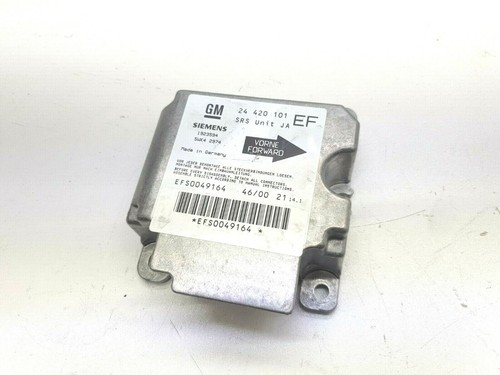Opel Omega B Bj.01 Steuergerät Airbag Airbagsteuergerät Sensor Modul 24420101