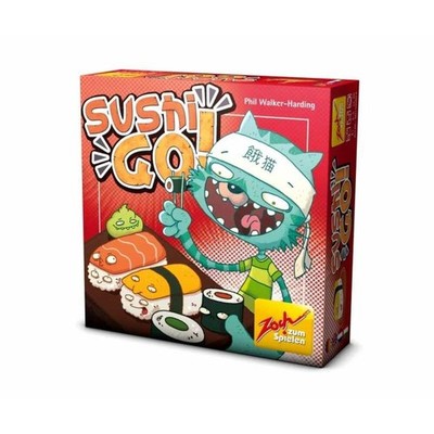 Sushi Go! Gesellschaftsspiel für 3-5 Spieler ab 8 Jahren DE Neu + OVP