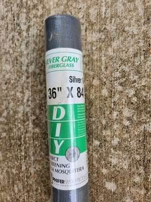 Phifer Wire 36 in. W X 7 ft. L Gray Fiberglass Screen Cloth