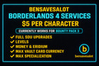 Borderlands 4 🎉 Full SDU+ max Levels +Money + Eridium + vault card + max spec