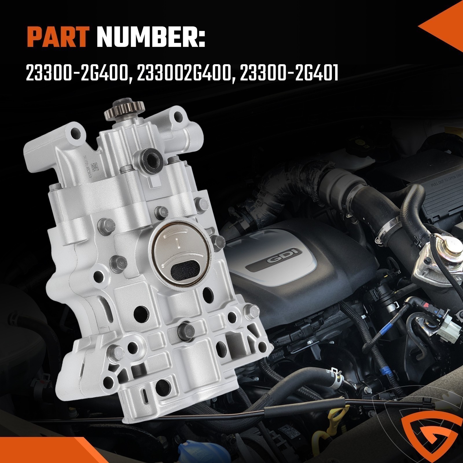 NEW Oil Pump 23300-2G400 20 Teeth Fit For Hyundai Tucson Santa Fe Sport 2.4L
