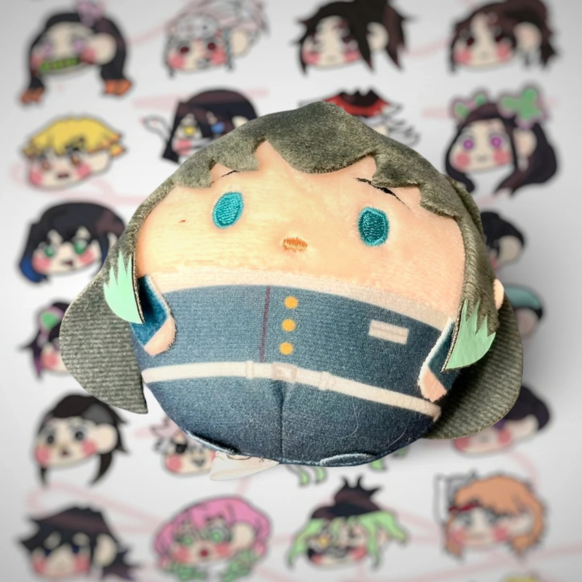 Peluche Redondo Muichiro Tokito Kimetsu No Yaiba Demon Slayer Guardianes de la n
