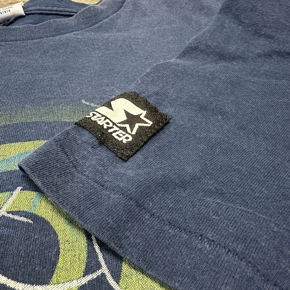 Camiseta De Colección Emmitt Smith Para Hombres XL Azul Zona Emmitt Fútbol Gráfico NFL Años 90 Camiseta Foto 4 de 4