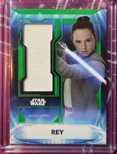 Rey 2022 Topps Star Wars Battle Plans Sourced Fabric Relic Card /99