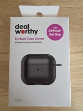 NEW Earbud Case Cover For AirPods 3rd Gen, Wireless Charging Capatible BLACK SIB