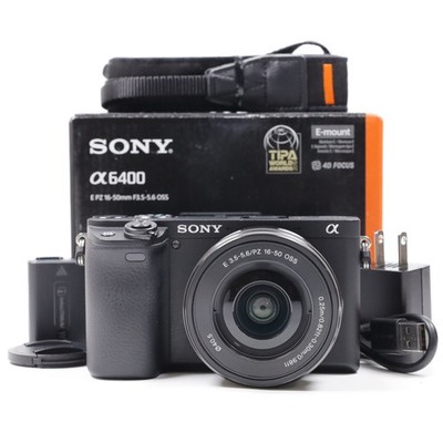 SONY α6400+SELP1650 SONY a6400 ILCE-6400L Black w/ SELP1650 (ShutterCount:10666) [Near