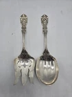 Reed and Barton Francis I Sterling Silver Salad Serving Set 9 1/4" no mono