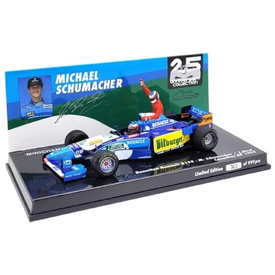 1995 Michael Schumacher Benetton B195 Canada GP TAXI - 1/43 Minichamps - Photo 1/4