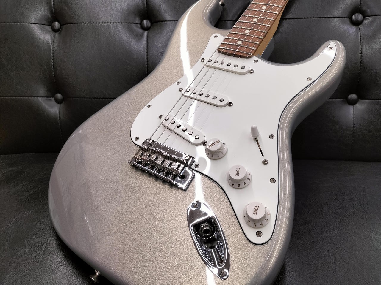 Fender Mexico Player Stratocaster Silver Electric Guitar JP