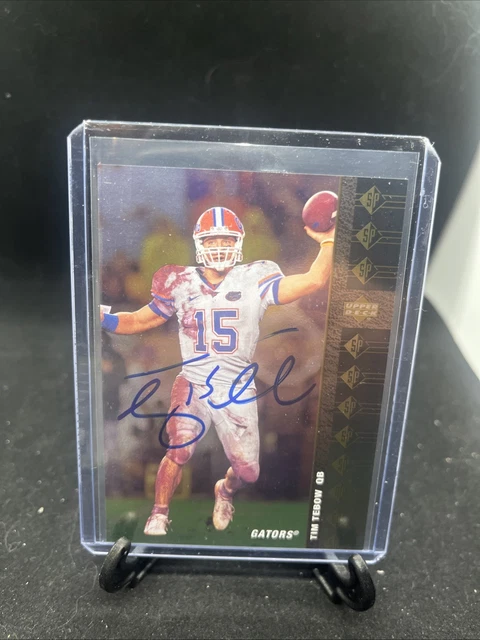 2012 SPA Football Tim Tebow 94SP-15 Autogrammkarte