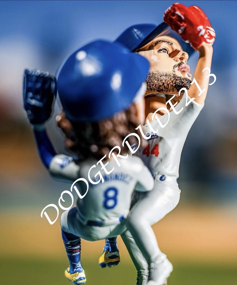 🇵🇷🇨🇺 LA Dodgers The Catch Kike Hernandez Andy Pages Bobblehead