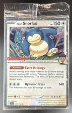 2025 Pokemon Gamestop Promo Hop's Snorlax Cosmos Holo Sealed 117/159