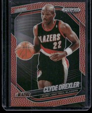 2024 Panini Prizm Black Clyde Drexler Legends Basketball Prizms /225 Blazers