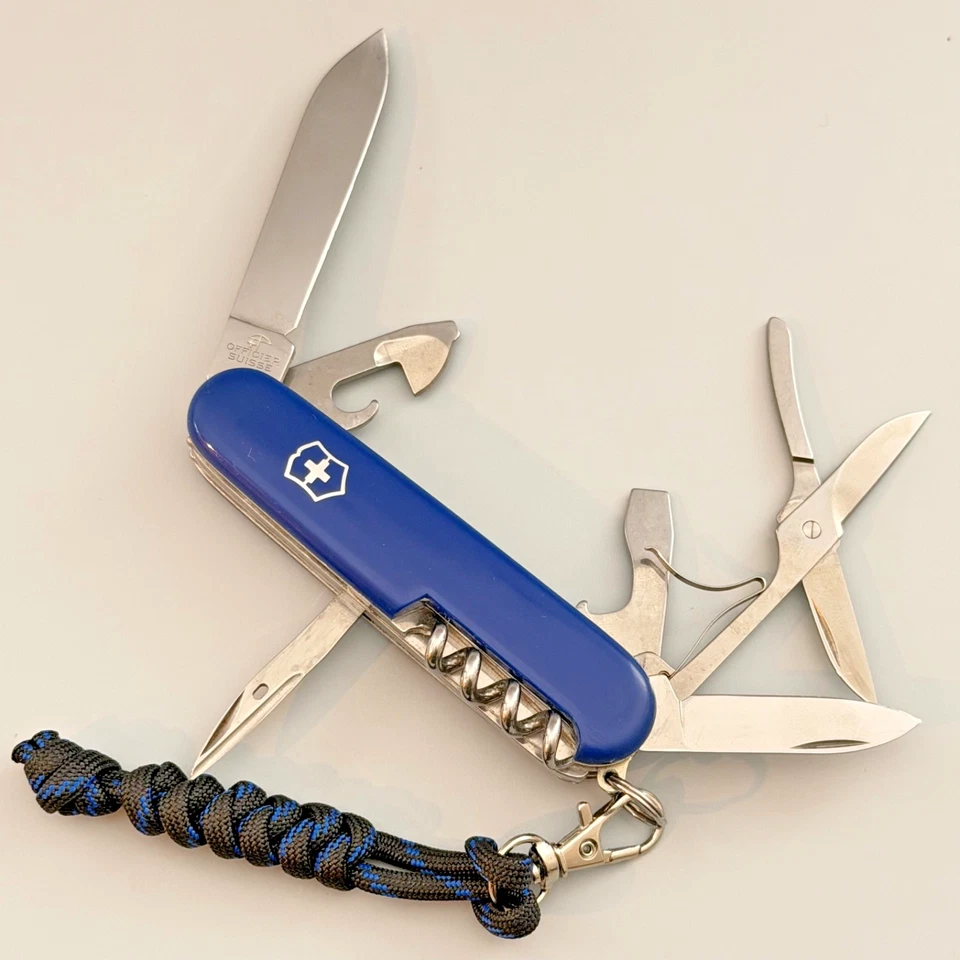 Victorinox Climber 美国新闻广告 – 旧前开瓶器型号/蓝色 — 第 2/4 张图片