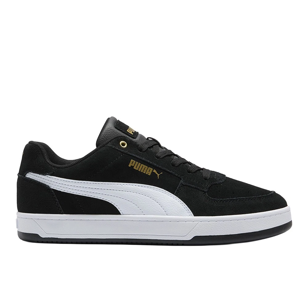 PUMA Caven 2.0 Full Suede Lace Up Mens Black Sneakers Casual Shoes 40237201