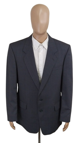 Vintage 90s Mappelli De Milano Gray Glen Plaid Red Check Wool Suit 43L 36X33 - Picture 2 of 15