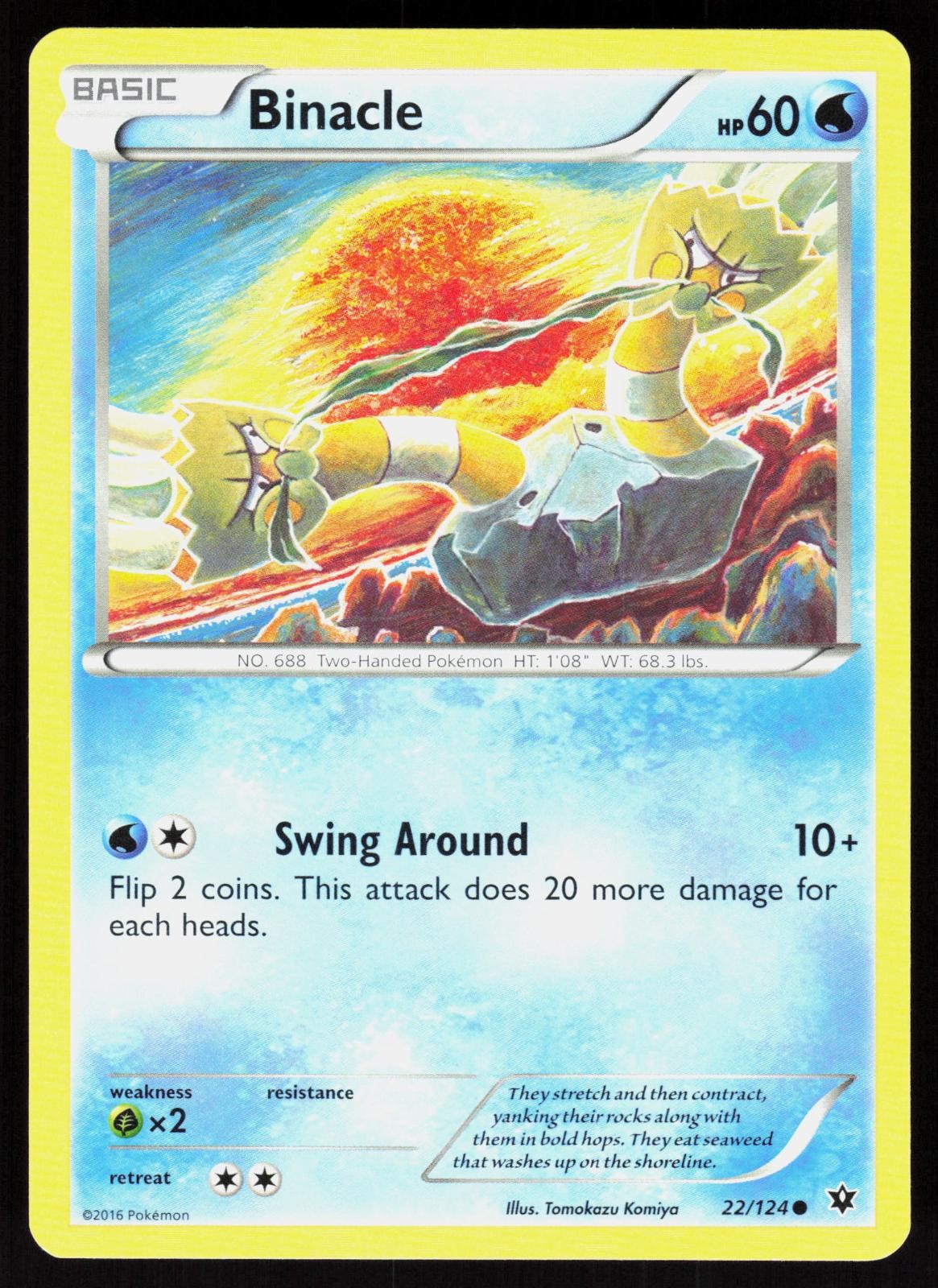Binacle 22/124 Common Fates Collide Pokemon LP