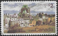 🍁Canada    #601    Quebec - Landscape   Fine Used 1972 Issue    (F)
