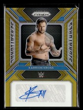 Karrion Kross 2024 Panini Prizm WWE #SS-KAR Sensational Signatures Gold /10