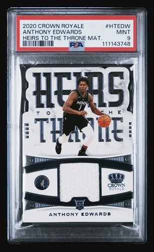 2020-21 Panini Crown Royale - Heirs to the Throne Anthony Edwards #HT-EDW Rookie