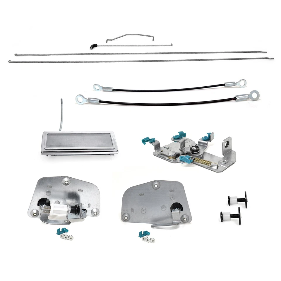 Tailgate Latch KIT - Handle, Control w/Rods & Strikers 1983-1996 Bronco - Image 2 of 3