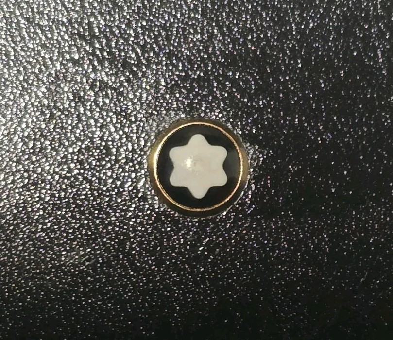 Montblanc Black Leather Card Holder Wallet Made in Italy Luxury Designer