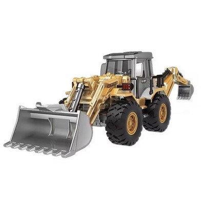GLW Diecast Excavator Crane Bulldozer Zinc Alloy Inertial Construction Toy