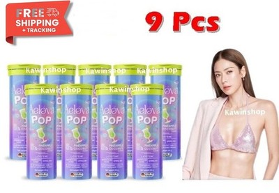 9 X AELOVA POP Drink Dietary Supplement 10 Caps
