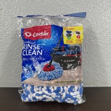 O-CEDAR EASYWRING RINSE CLEAN 2 Tank System MICROFIBER MOP HEAD REFILL