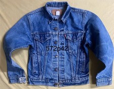 Vintage Levis Jacket Boys Size 16 Blue Denim Trucker Made USA 70704 0216 90s