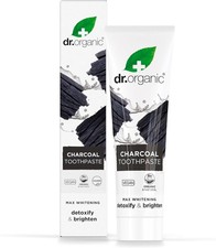 Dr Organic Activated Charcoal Toothpaste, Extra Whitening, Natural, Vegan