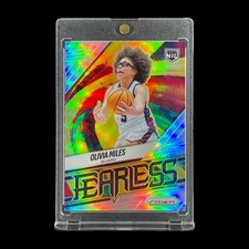 OLIVIA MILES ROOKIE SILVER PRIZM RAINBOW SWIRL CARD 2026 Panini Prizm - Lynx
