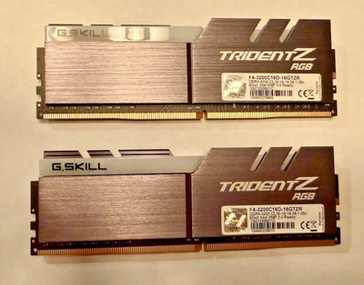 G. Skill Trident Z RGB 16GB (2x8GB) DDR4 RAM 3200MHz F4-3200C16D