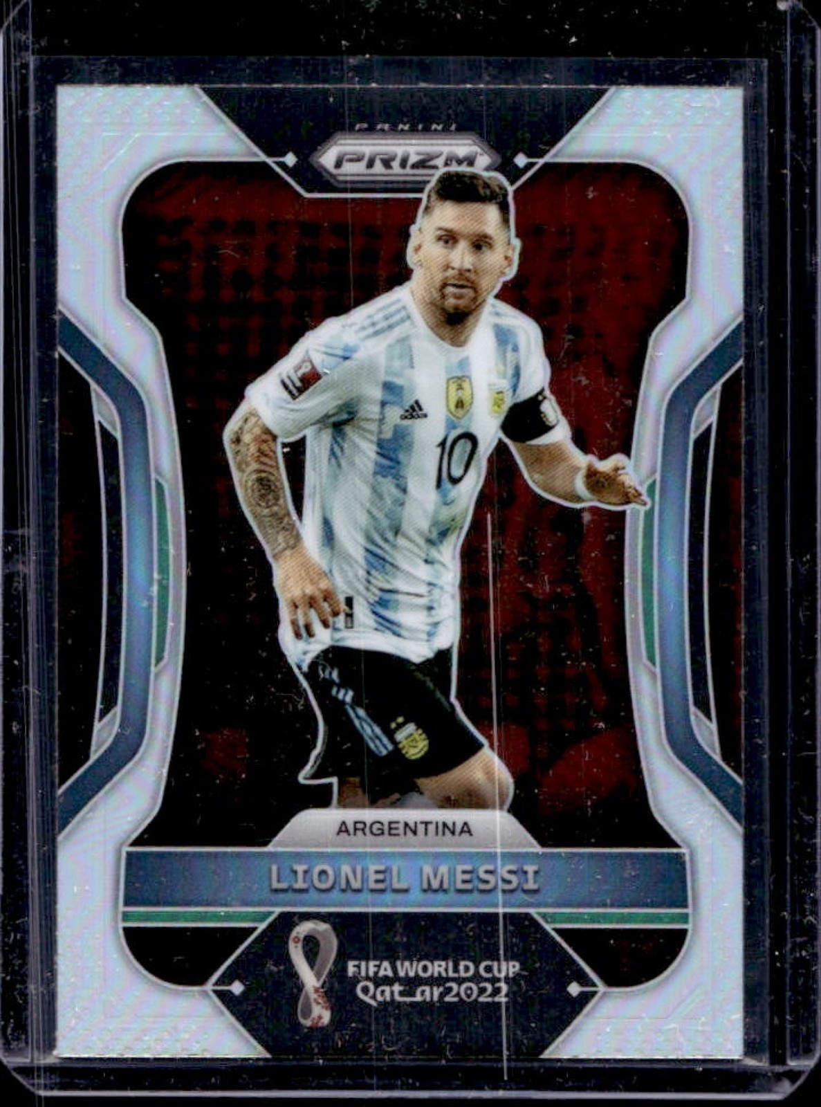 2022 Prizm World Cup Lionel Messi Silver #7 Argentina